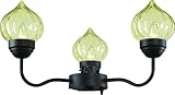 IMAGE OF Royce Lighting Patio Umbrella Lamp with Green Glass Globes - RL5133-3-23B