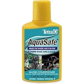Tetra 1-2 3-Ounce AquaSafe Water Conditioner with BioExtract by Tetra