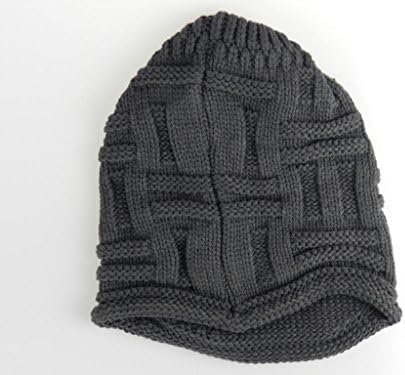 Sunnydate Women's Fashion Crochet Cable Braid Knit Jeep Visor Beanie Hat