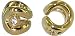 Chrysalis, ladies,  14 Carrat, Gold Plate, On Sterling Silver, Cz Cuff Style, Spacer