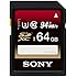 Sony 64GB Class 10 UHS-1/U3 SDXC up to 94MB/s Memory Card (SF64UX2/TQ)[NEWEST VERSION]