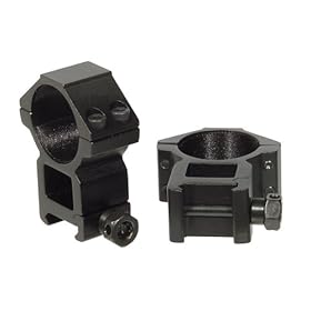  AccuShot Premium 30mm Weaver Style See-Thru High-Profile Rings