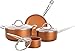 Culinary Edge CE2377 Cookware Set, 7 PC, Copper