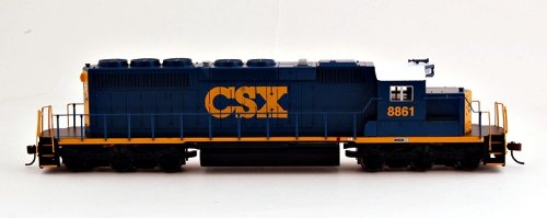 Bachmann Industries Emd SD40-2 DCC Equipped HO Scale #8861 CSX Dark Future Locomotive-image