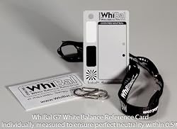 GENUINE WhiBal G7 Certified Neutral White Balance Card - Pocket Kit (2.1"x3.3")