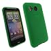 igadgitz Kristall Gel TPU (thermoplastisches Polyurethane) dauerhafte Schutzh�lle Etui Case H�lle Tasche Sleeve in Gr�n f�r HTC Desire HD Smartphone Handy + Display Schutzfolie