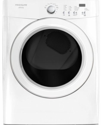 Affinity 7.0 Cu. Ft. Gas Dryer featuring Ready Steam - Classic White