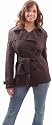 YAZZ Schwarz Regenmantel Trench Jacke Mit Gurt