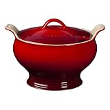Le Creuset Stoneware 3-Quart Soup Toureen, Cherry