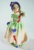 IMAGE OF Royal Doutton figurine - HN1679 - Babie - green dress with umbrella - GC12