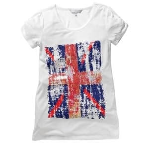 Red Herring White Union Jack t-shirt