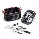 Collapsible Garden Bin with Tools - Plastic by Picnic Time