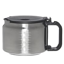 Medelco 10 Cup Stainless Steel Eurostyle Carafe