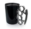 Black / Silver Knuckle Duster Mug