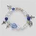 Club Pack Of 12 Silent Night Story Glass Beaded Bracelets Size Large #41882