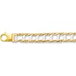 14K Two-Tone Gold Man's Links Bracelet - 8.5 inches