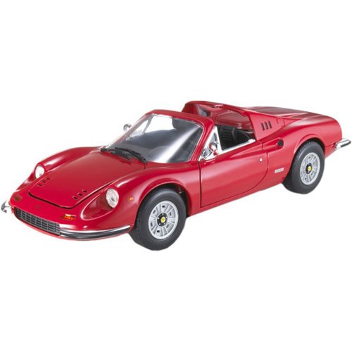 Hot Wheels 1 18 Ferrari Dino 246 GTS Version die-cast red