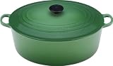 Le Creuset Enameled Cast-Iron 6-3/4-Quart Oval French Oven, Fennel