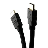 2m Zertifiziertes HDMI 1.3 Kabel Gold-Kontakte Nylon Ummantelt 2,00m HDMI A Stecker (19pol) auf HDMI A Stecker (19pol)