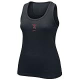 Nike Texas Tech Red Raiders Ladies Black Waffle Tank Top