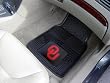 NCAA University of Oklahoma Collegiate Heavy Duty 2-Piece Vinyl Car Mats