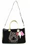 Betsey Johnson Betseyville Blingin' Tiger Overnighter Handbag Black