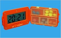 Sophisticated daily pill reminder and storage system