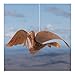 Ancient Graffiti Hanging Flamed Copper Peace Dove Outdoor Decor