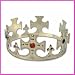 Gold Jeweled Prince King Crown Image