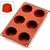 Moule 6 muffins silicone.