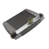 Swingline SmartCut EasyBlade Plus Rotary Paper Trimmer, 12 Inch, 15 Sheet Capacity, Gray and Green (8912)