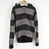 Fallen Cobra Pro Men's Hooded Zip Sweatshirt - Heather Grey / Black