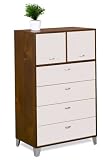 418gV46tLCL. SL160  Topolino 4 Drawer/2 Door Chest   Truffle/ Ivory