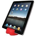 iGadgitz Red Rubber Desktop Viewing Stand Holder for Apple iPad