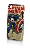 Performance Designed Products IP-1379 Marvel Captain America Newspaper Clip Case for iPod Touch 4 - 1 Pack - Retail Packaging - Assorted