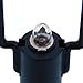 Dorcy 41-1016 Portable Indoor and Outdoor Table Lamp Light with Hanging Hook and Unbreakable Shade, 33-Lumens, Black Finish