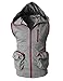 H2H Mens Active Sleeveless Zip-up Color Blocks Sport Hoodie With Pockets