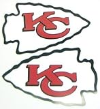 Kansas City Chiefs 12'' Car Magnet (Set Of 2)
