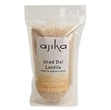 Ajika Urad Dal Split without Skin (Urid, Udad Dal, Lentil, Black Gram, Mapte), 14-Ounce