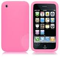 Baby Pink Silicone Case For Apple iPhone 3G 3GS + Screen Protector