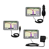Deluxe Kit for the Garmin Nuvi 850 includes a USB cable with Car and Wall Charger - Gomadic Brand w/ TipExchange Technology