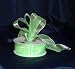 Sheer Organza Ribbon Mono Edge - 5/8" - 25 Yards (75 FT) - Lime Green