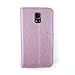 Euclid+- Pink Hello Kitty with Bow Knot Style Leather Case Cover for Samsung Galaxy S5 with Hello Kitty Style Cable Tie