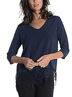 La belle parisienne Blusa Viviane (Azul Marino)