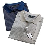 Bobby Jones Big & Tall Mercerized Jacquard Golf Shirt