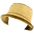 Winter Ladies Faux Fur Suede Crusher Crushable Foldable Bucket Ski Hat Cap Camel
