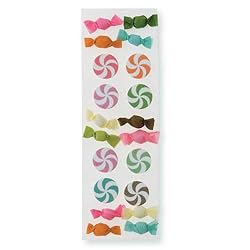 Martha Stewart Crafts Stickers, Candy Pom Poms