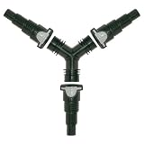Hagen Laguna Y-Connector with Click-Fit Couplers, 3 at  1-1/2-Inch length