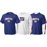 New York Giants Blue/White Gameday 3 in 1 Tee Combo