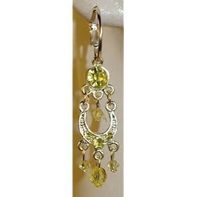 Saka's Silver Toned Dangling Acrylic Beads Hoop Earrings
